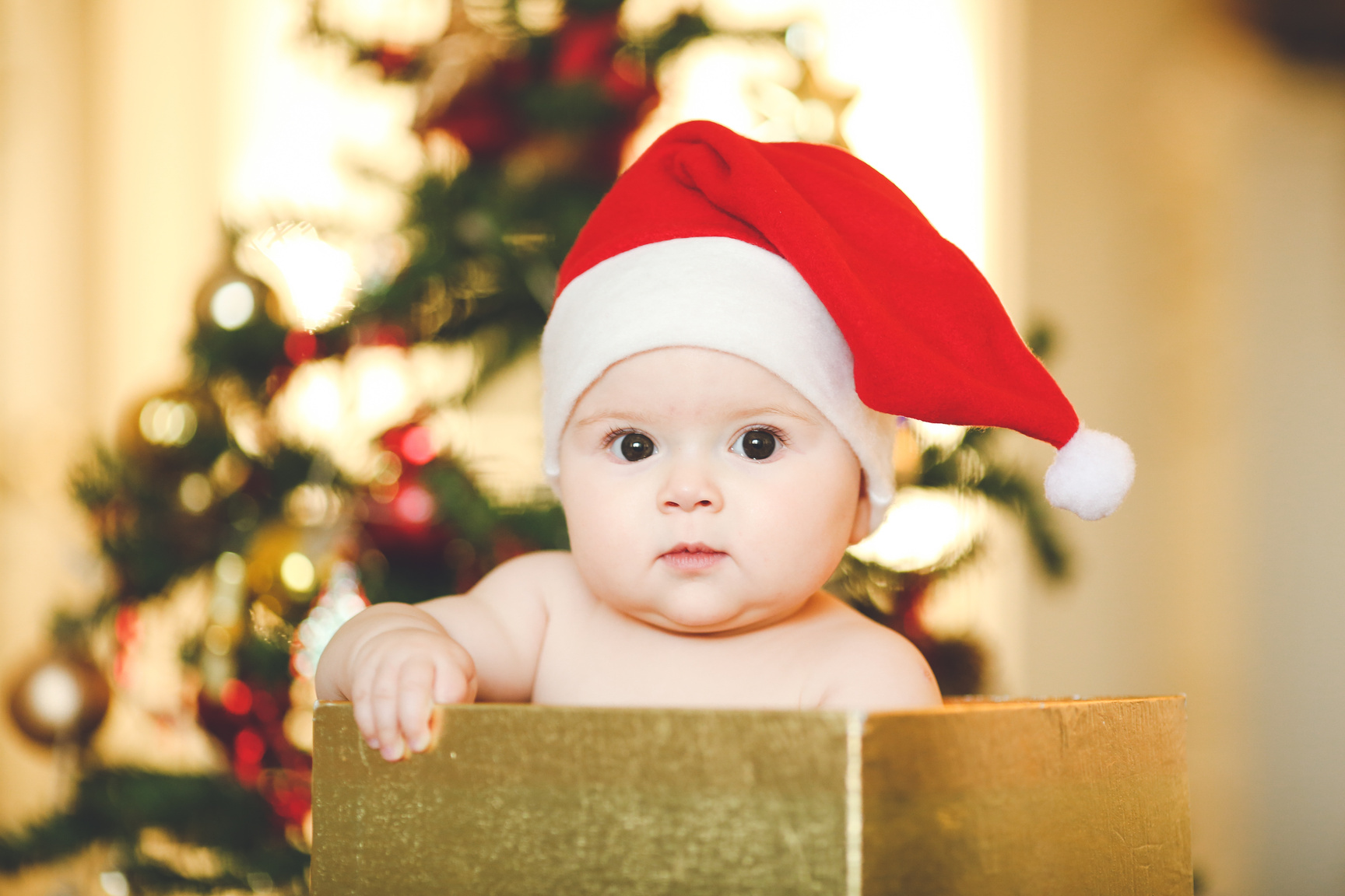 Cute Christmas Baby Girl