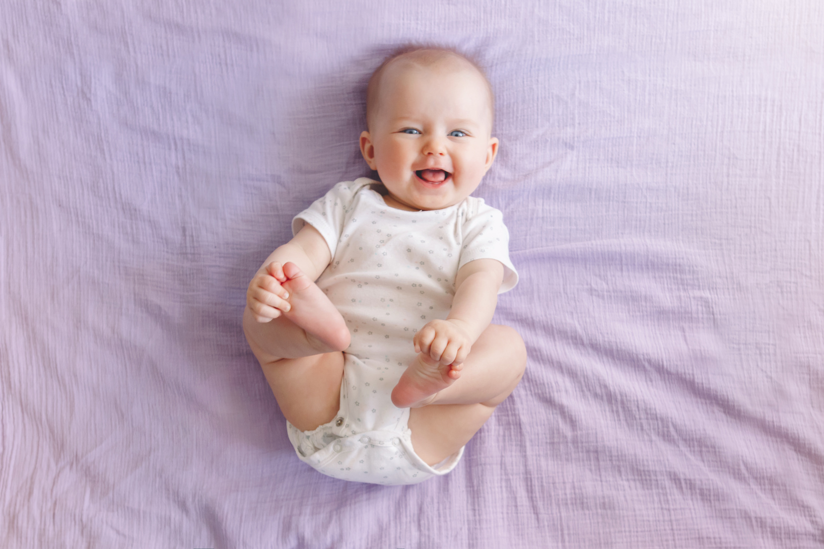 Baby on a Bed 